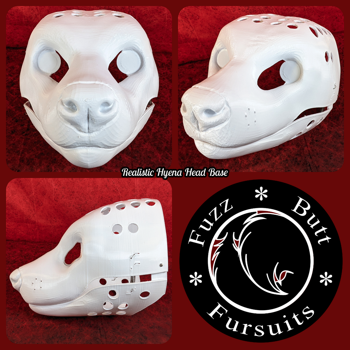 Fursuit Foam head base “Cat/Feline/Raccoon/red panda/bear”