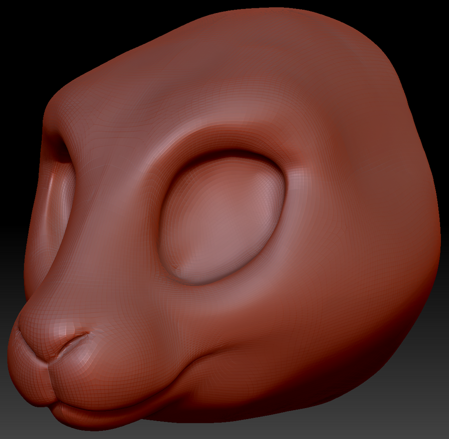 Western Kemono Hare Head Base