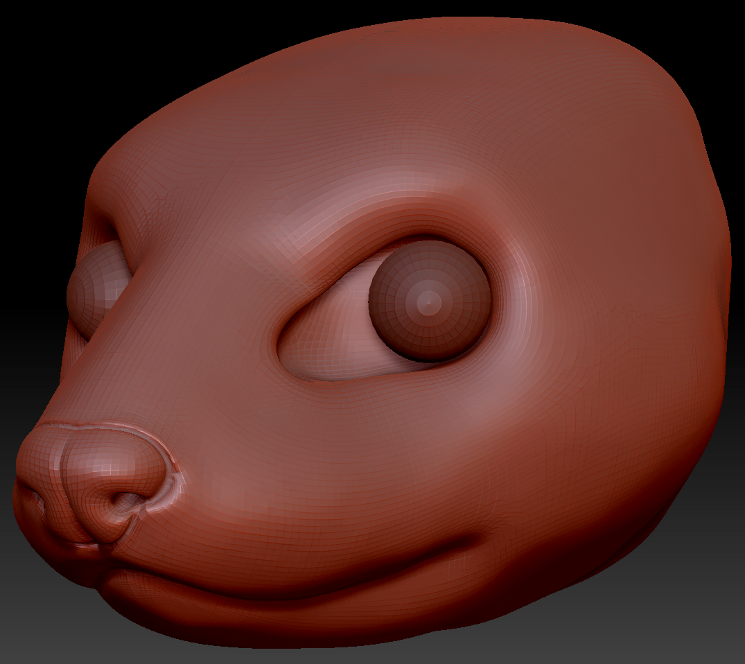 Realistic Mink Head Base