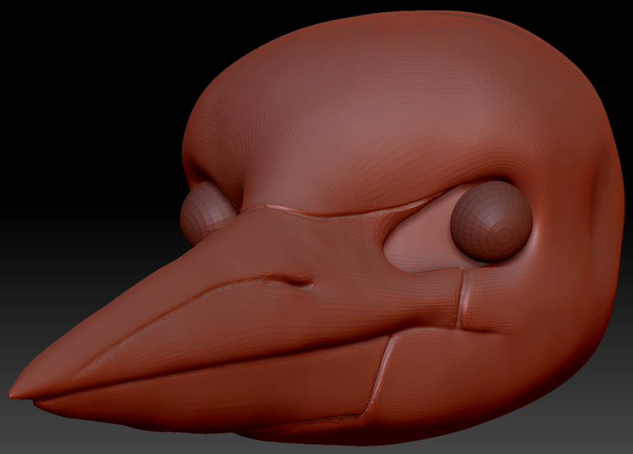 Realistic Heron Head Base