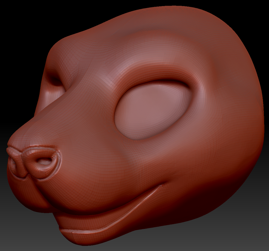 Feminine Rat Static Jaw Head Base