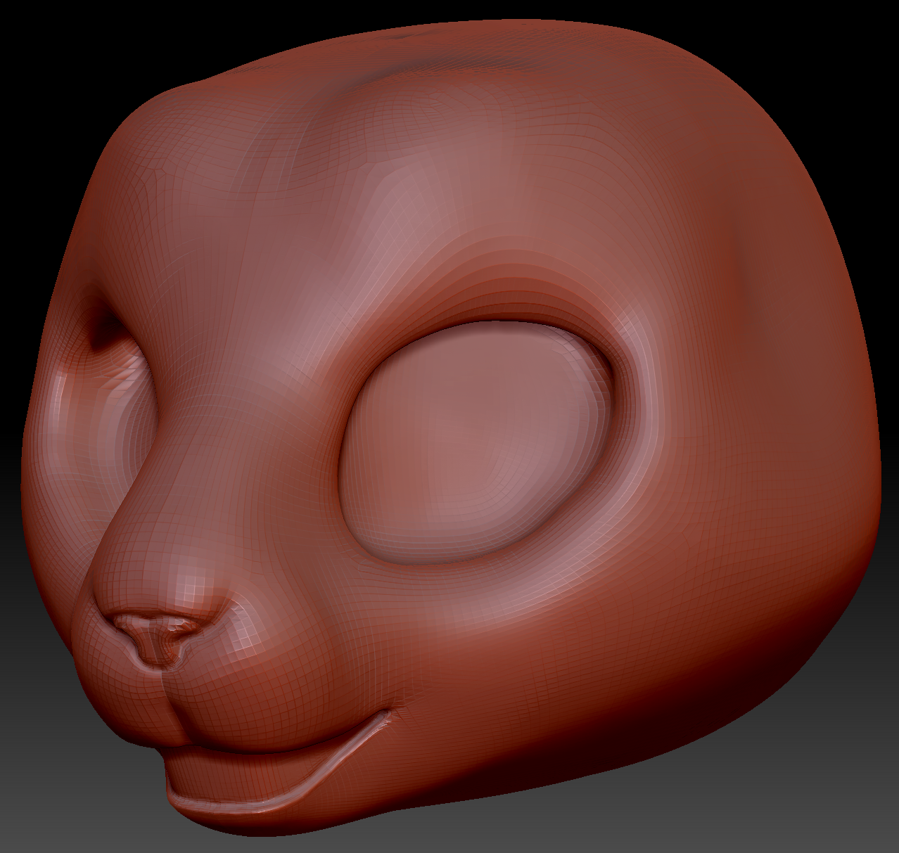 True Kemono Squirrel Static Jaw Head Base