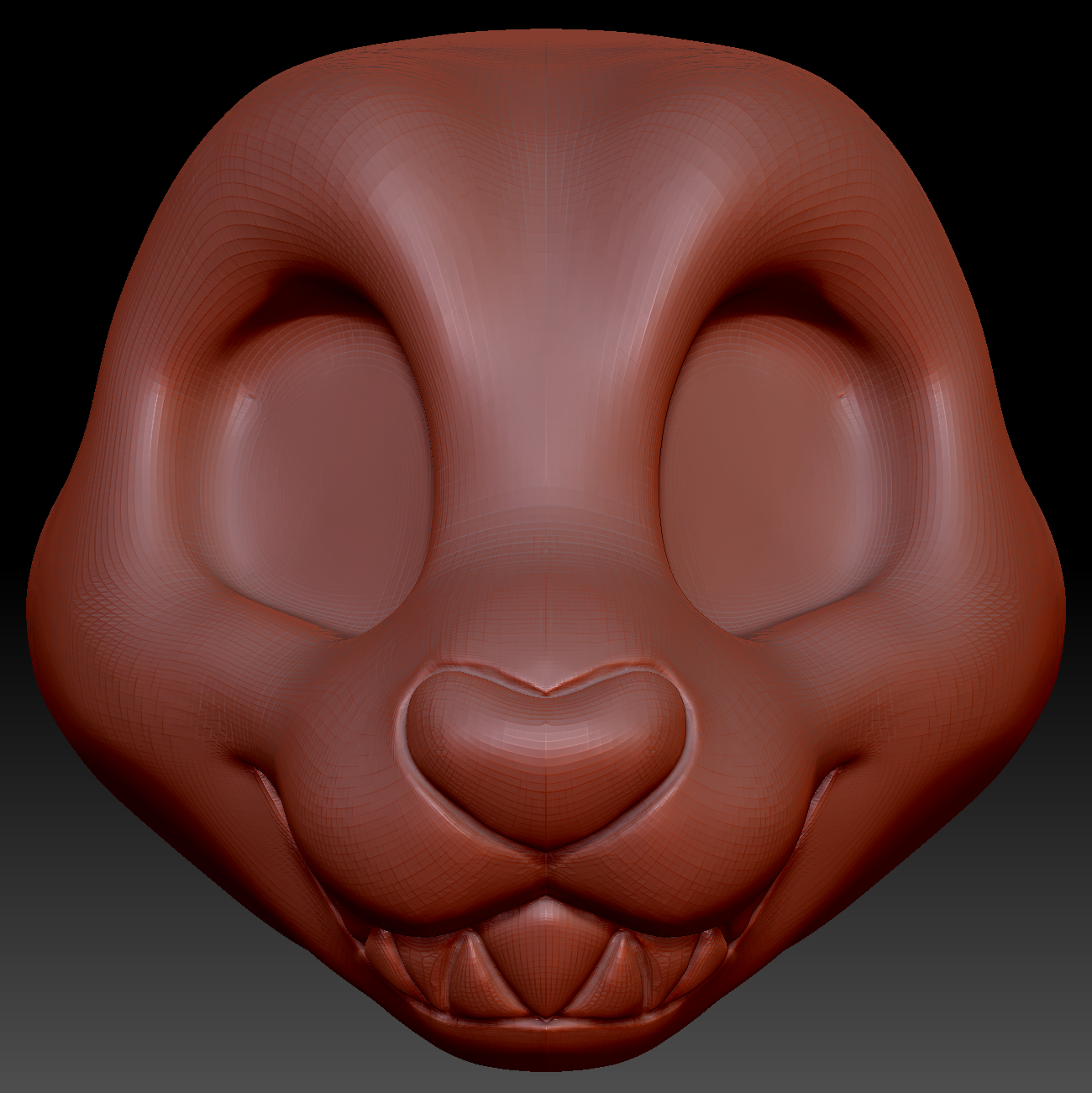 Kemono Toony Feline Head Base Variant 3