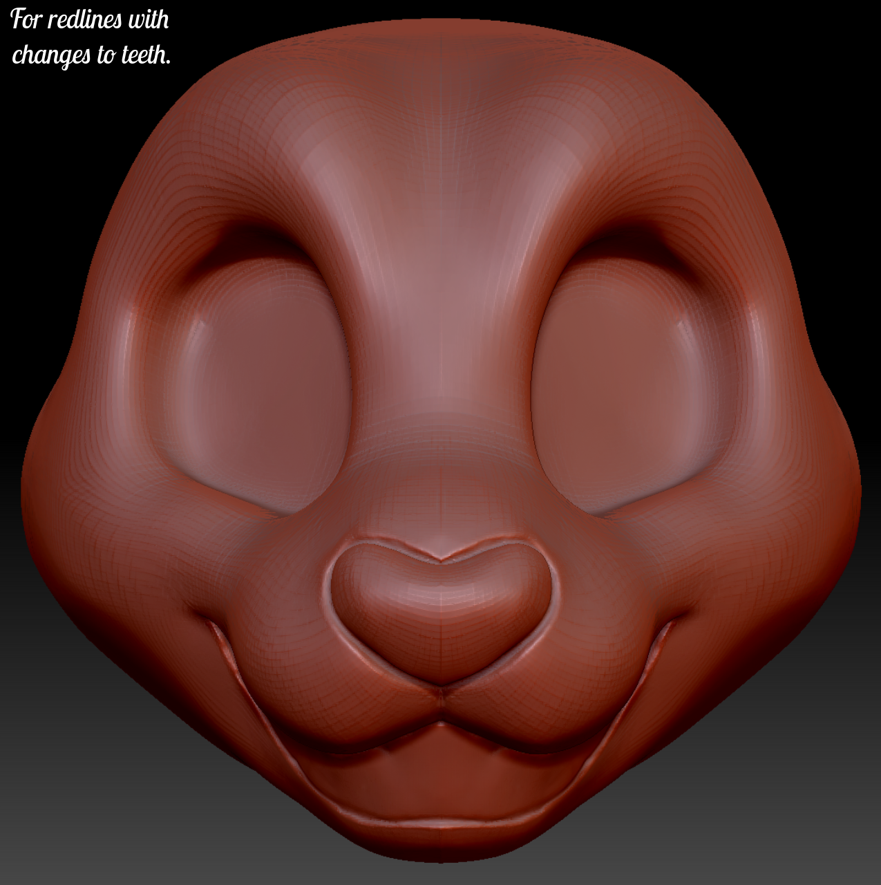 Kemono Toony Feline Head Base Variant 3