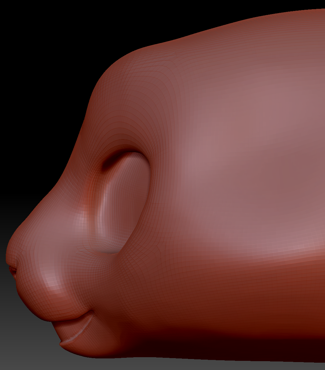 True Kemono Squirrel Static Jaw Head Base