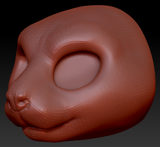 Western Kemono Hamster Head Base