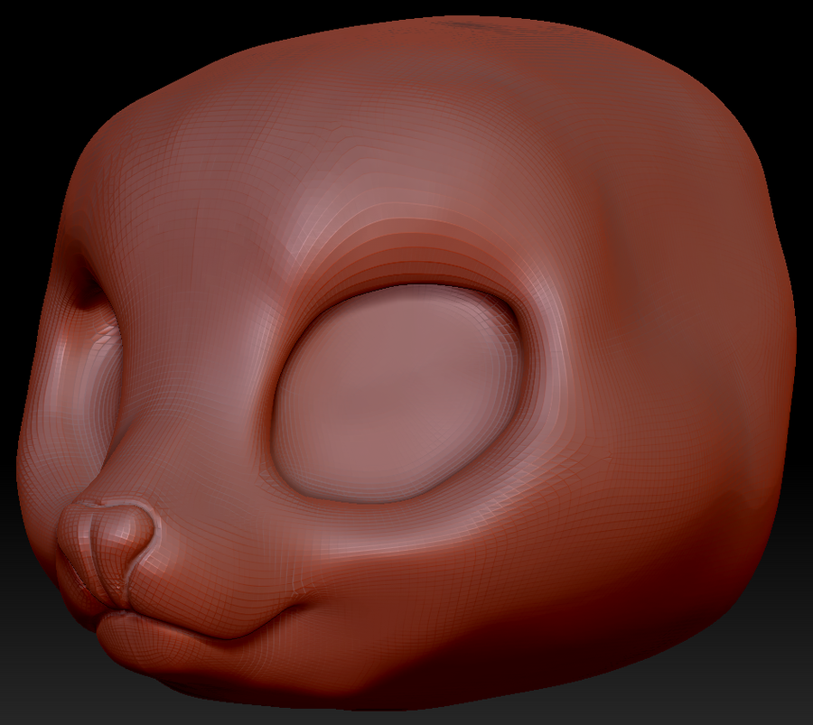 True Kemono Lemur Head Base