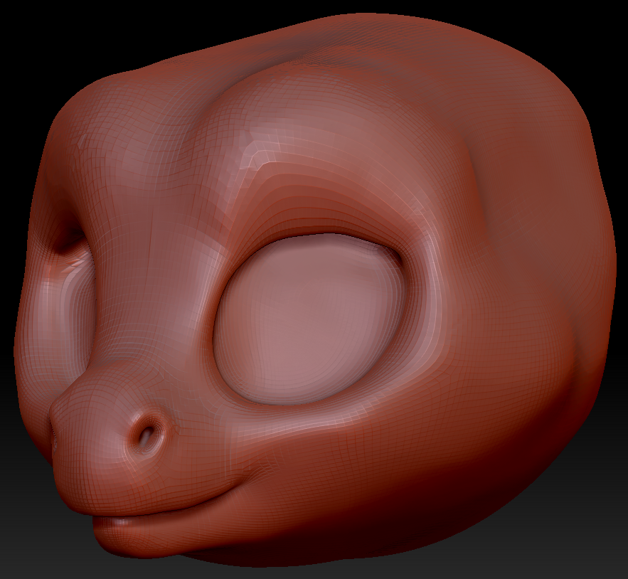 True Kemono Round-nosed Dragon Head Base