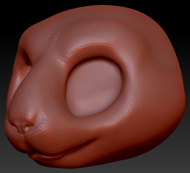 Western Kemono Guinea Pig Head Base Variant 1