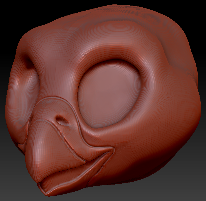 Western Kemono Gryphon/Eagle Static Jaw Head Base