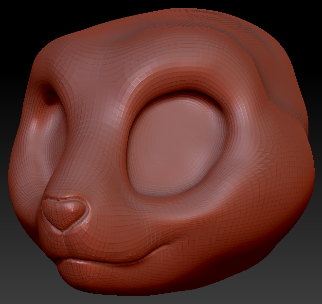 Western Kemono Giant Panda Head Base Variant 1