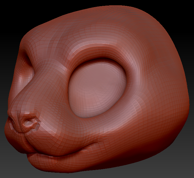 Western Kemono Hamster Head Base Variant 1