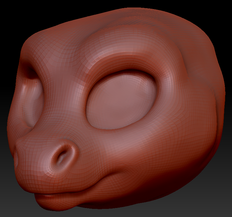 Western Kemono Round-nosed Dragon Head Base Variant 1