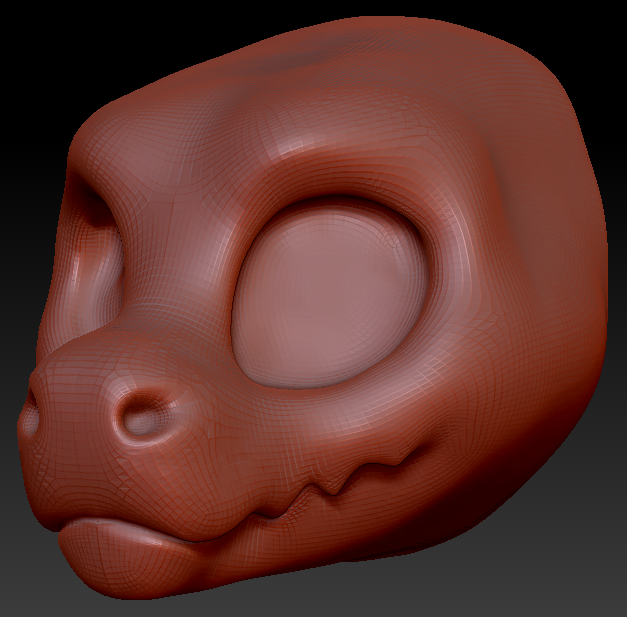 Western Kemono Round-nosed Dragon Head Base Variant 4