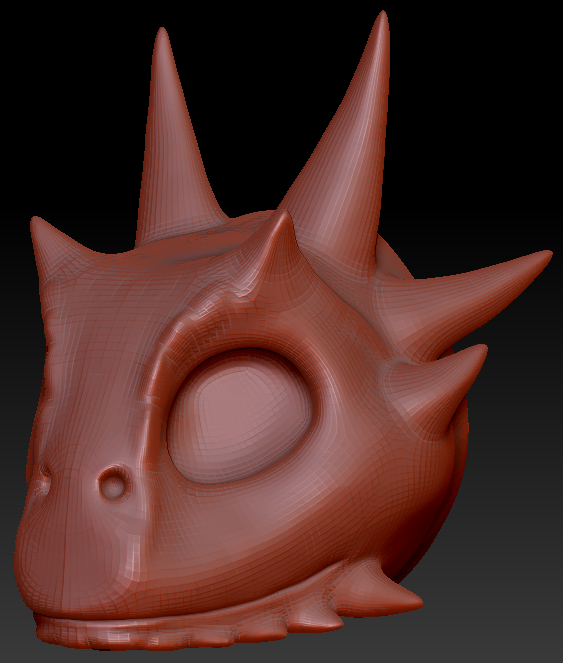 Gender Neutral Texas Horned Lizard Head Base