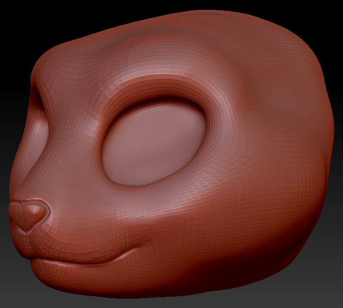 Western Kemono Giant Panda Head Base