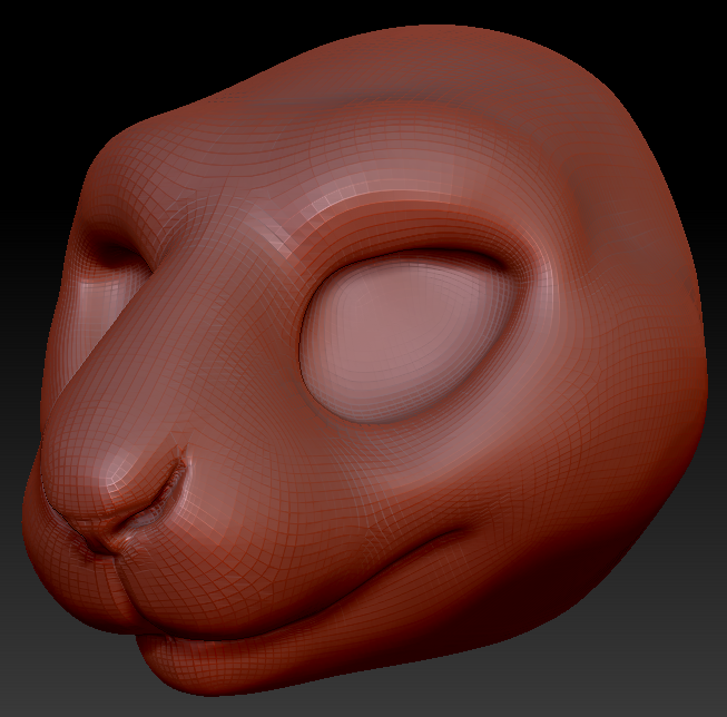 Feminine Squirrel Head Base