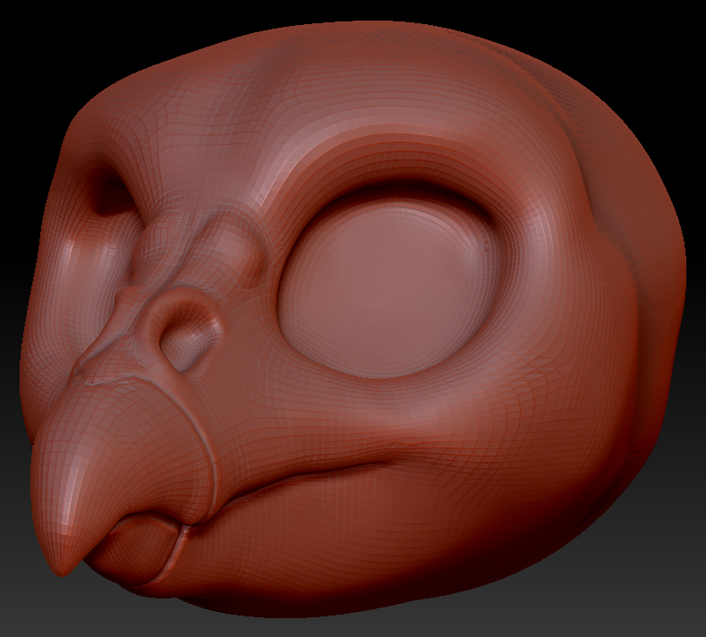 Western Kemono Turkey Vulture Head Base