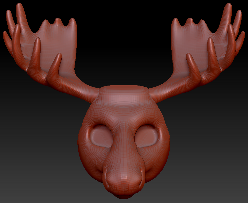 Gender Neutral Moose Head Base Complex Variant 1