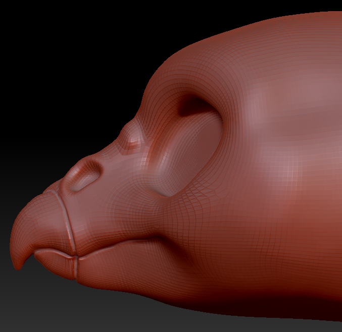 Western Kemono Turkey Vulture Head Base