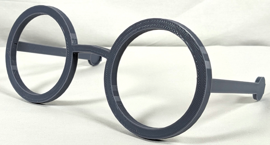 Round Glasses W/ Arms